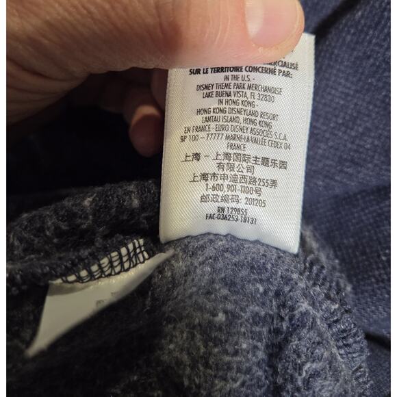 Walt Disney World Compass Sweatshirt Pullover Mickey Mouse Blue Size L Sweater - Picture 13 of 13